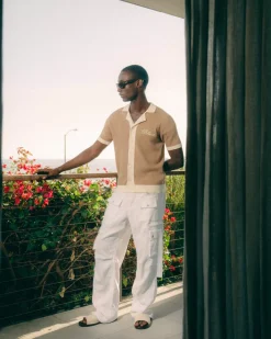 AMARO LINEN CARGOS|RHUDE Cheap