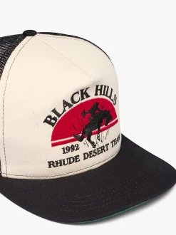 BLACK HILLS CANVAS TRUCKER HAT|RHUDE New
