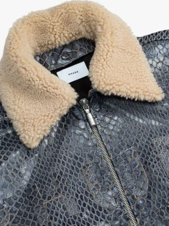 BLUE CROCODILE PILOT JACKET|RHUDE Discount