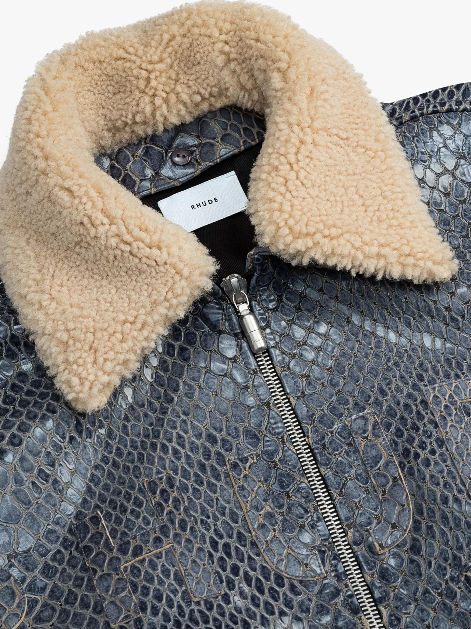 BLUE CROCODILE PILOT JACKET|RHUDE Discount