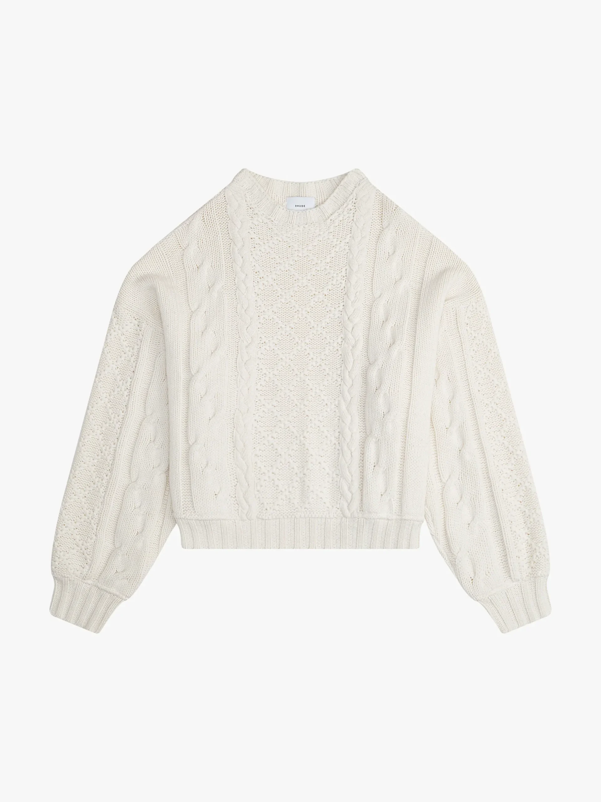 CABLE KNIT CREWNECK|RHUDE Shop