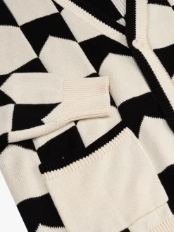 CHEVRON CHECKERED KNIT CARDIGAN|RHUDE Clearance