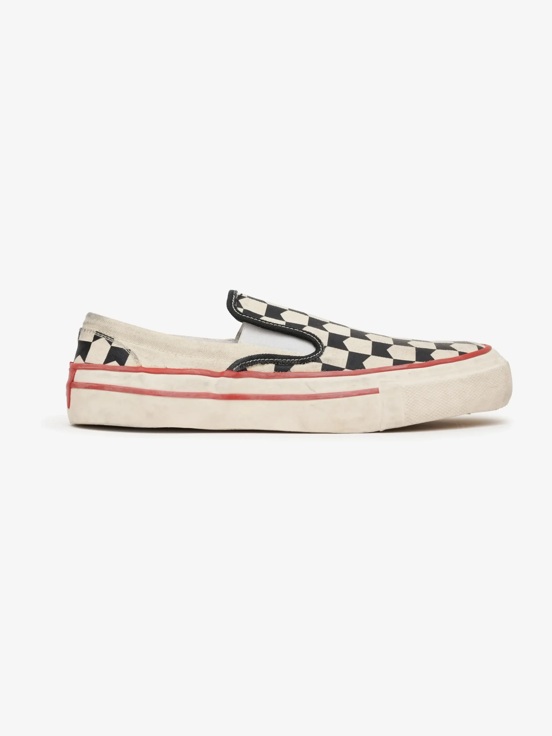CHEVRON CHECKERED SLIP ON SNEAKER|RHUDE Clearance