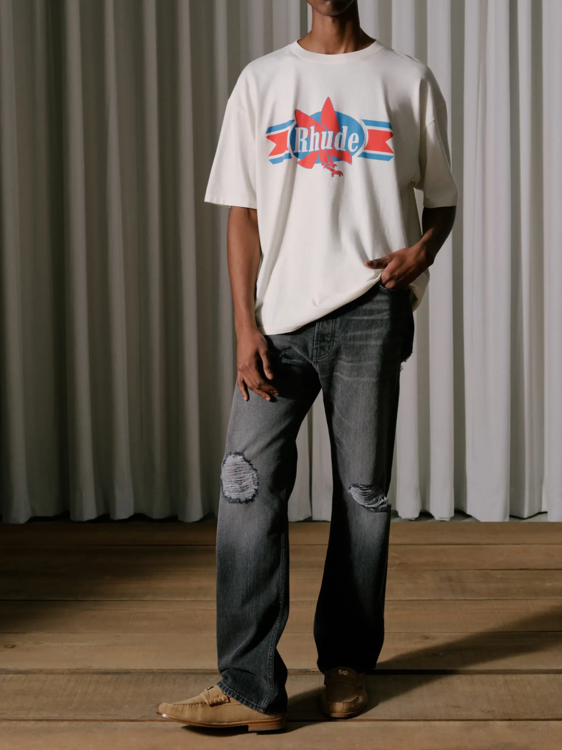 CHEVRON EAGLE TEE|RHUDE Online