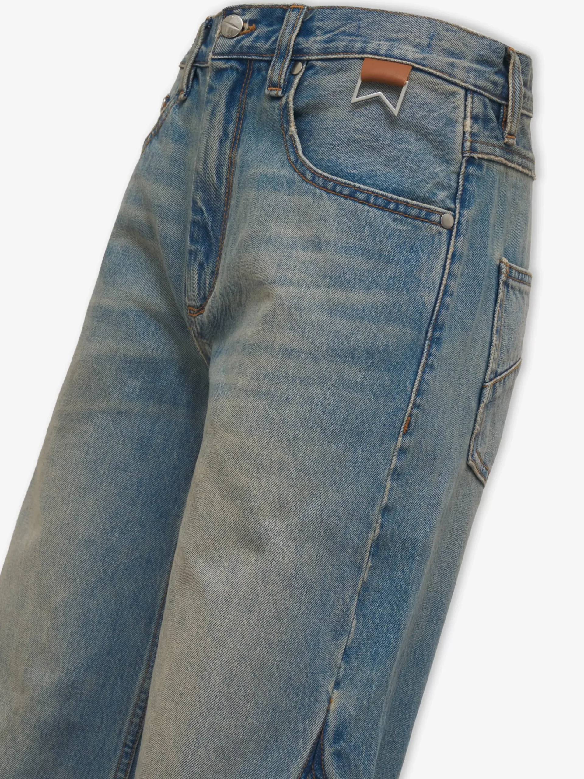 CHEVRON WIDE LEG DENIM|RHUDE Outlet