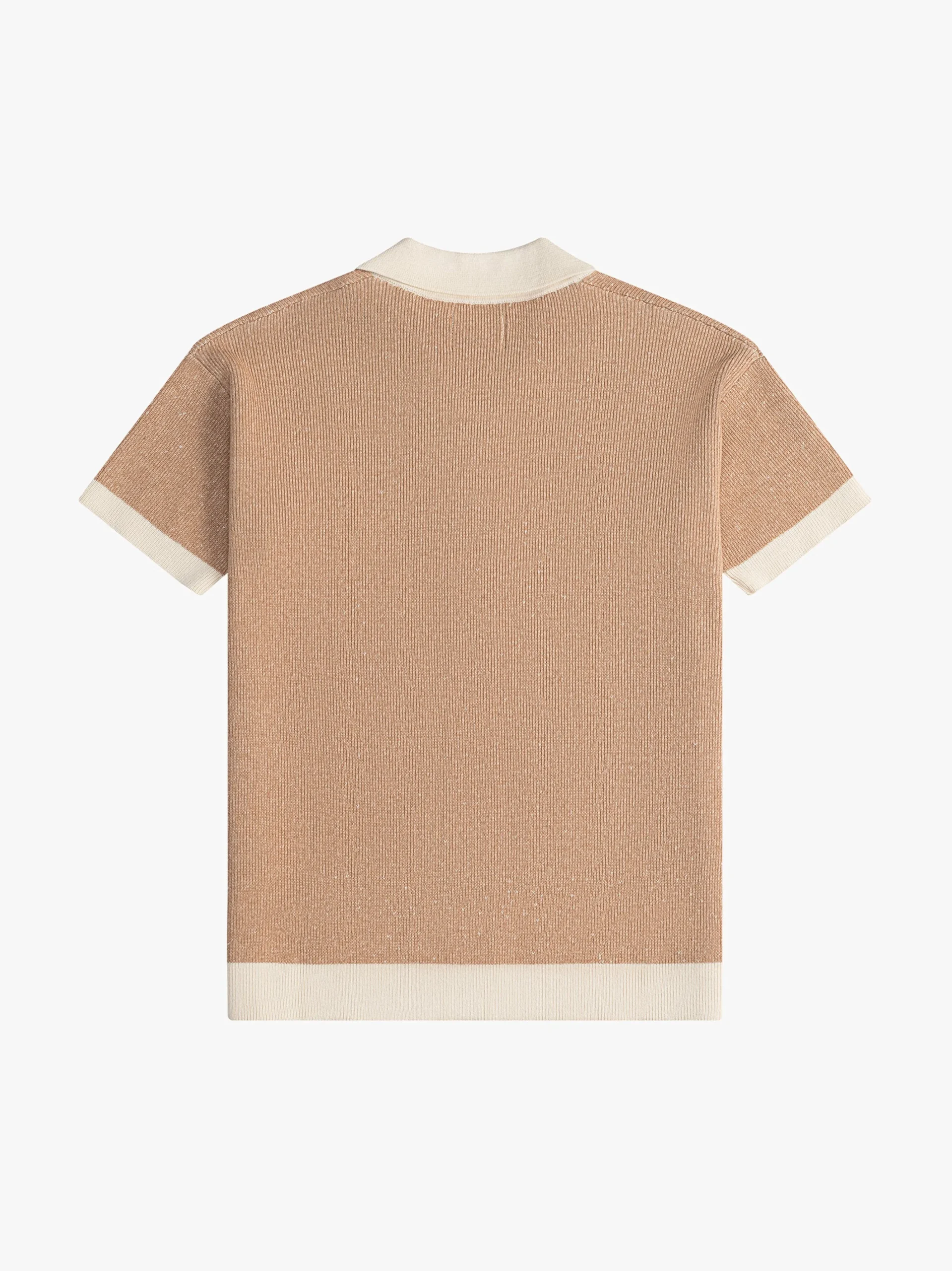 CONTRAST KNIT BUTTON-UP POLO|RHUDE Cheap