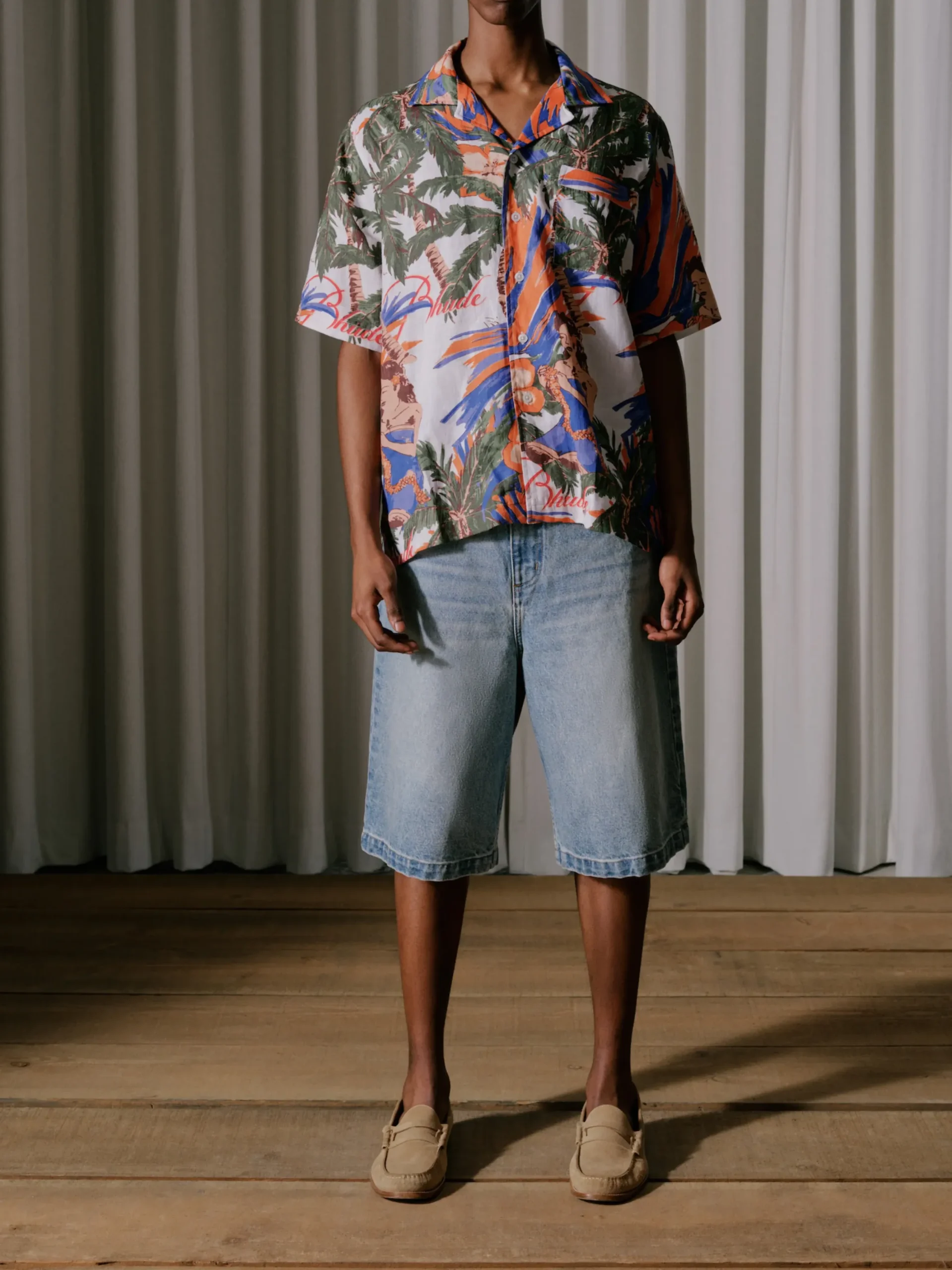 DROP CROTCH DENIM SHORTS|RHUDE Outlet
