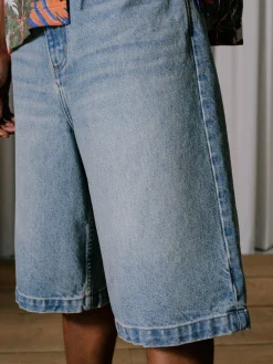 DROP CROTCH DENIM SHORTS|RHUDE Outlet