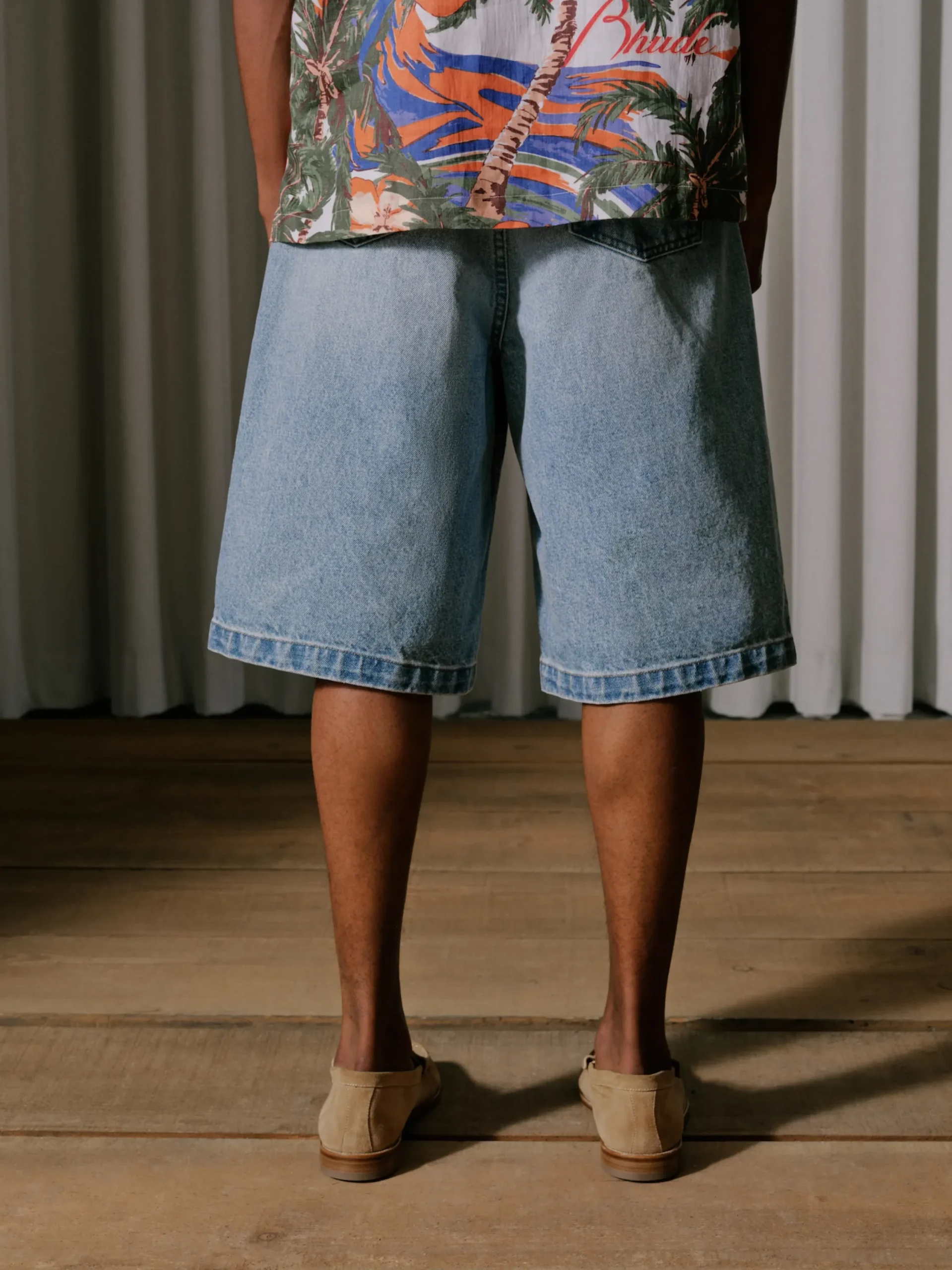DROP CROTCH DENIM SHORTS|RHUDE Outlet