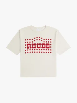 FLOCKED BURNOUT TEE|RHUDE Store