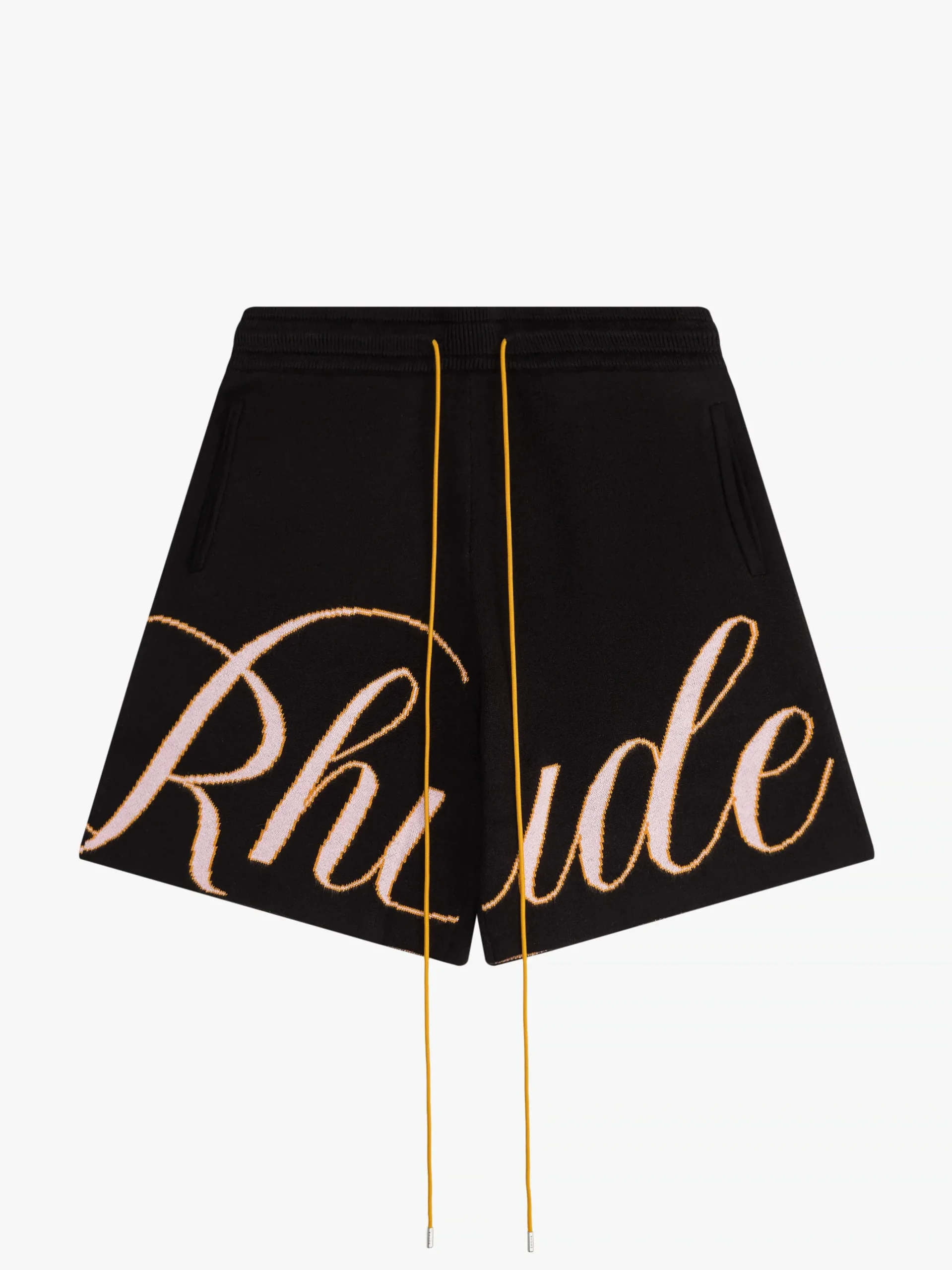 GP SCRIPT LOGO KNIT SHORT|RHUDE Shop