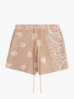 KNIT BANDANA SHORTS|RHUDE Store