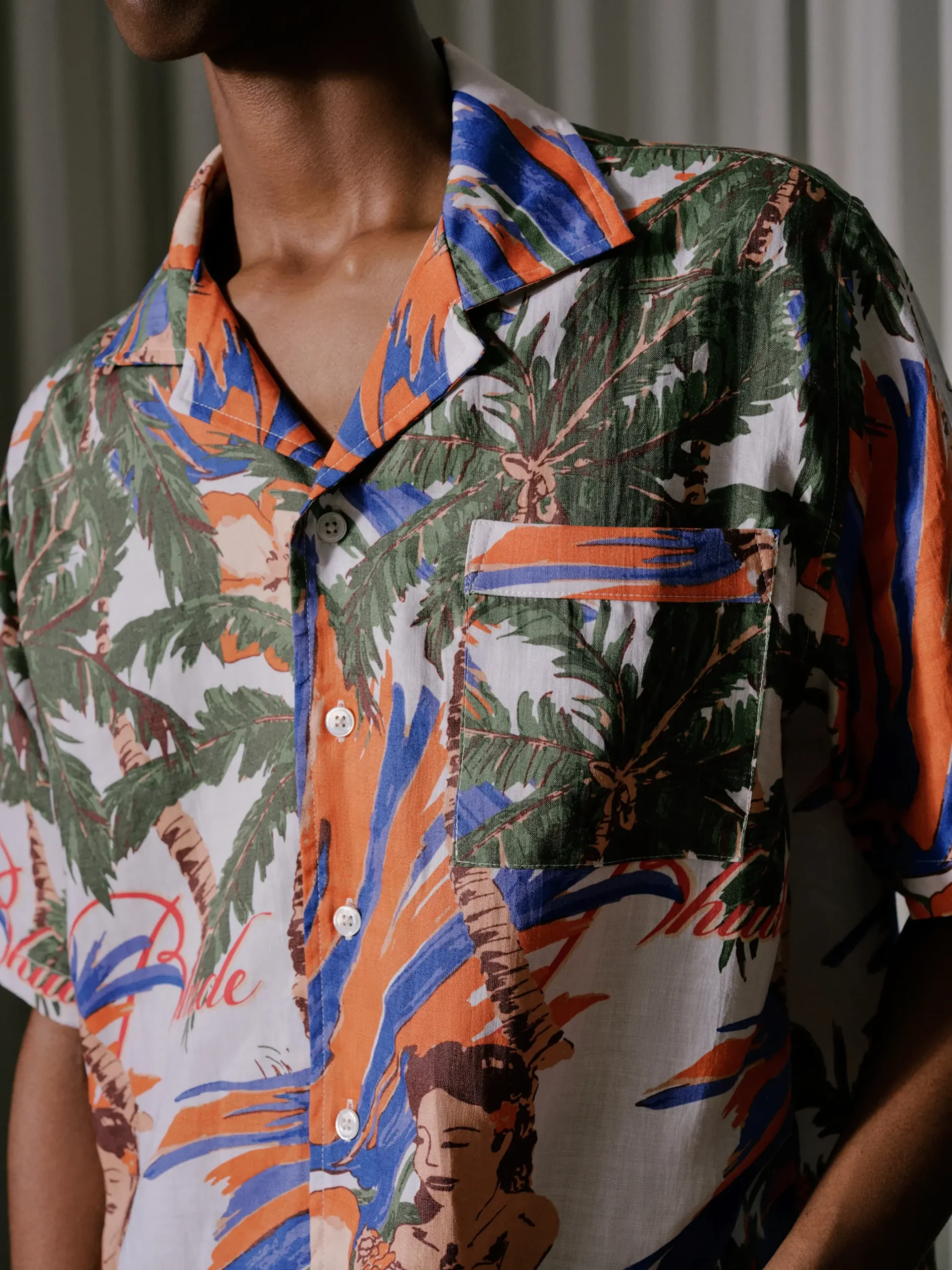 LE FLEUR LINEN SHIRT|RHUDE Fashion