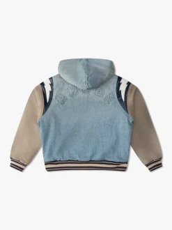 LIGHTNING HOODED VARSITY JACKET|RHUDE Online