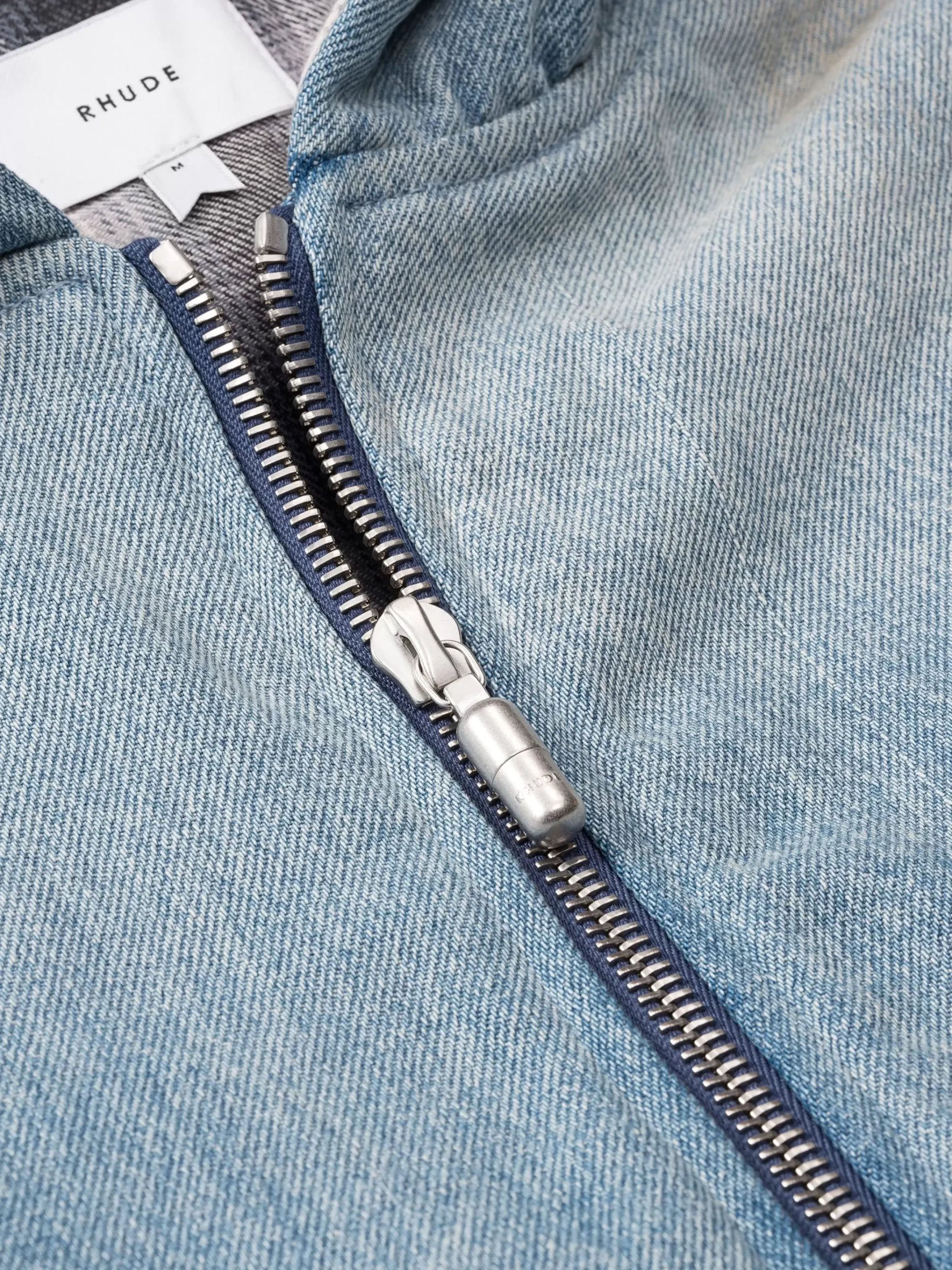LIGHTNING HOODED VARSITY JACKET|RHUDE Online