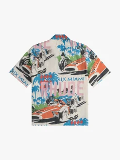 LINEN GRAND PRIX BUTTON UP|RHUDE Best Sale
