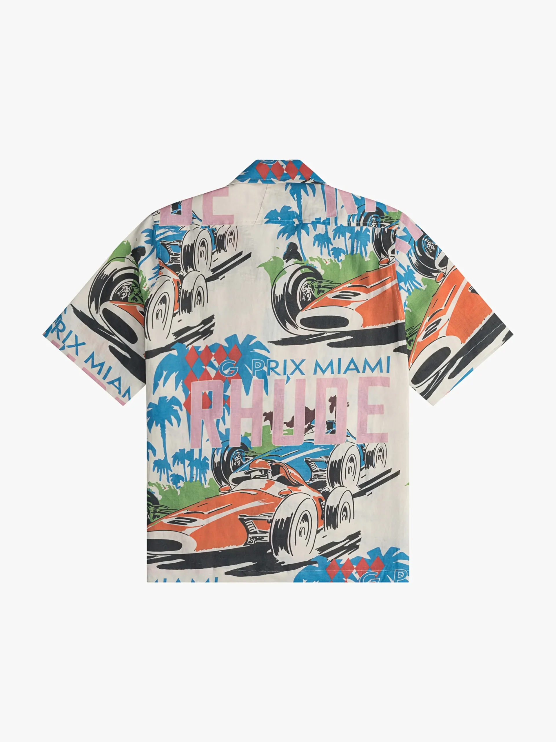 LINEN GRAND PRIX BUTTON UP|RHUDE Best Sale