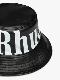 LOGO LEATHER BUCKET HAT|RHUDE Store