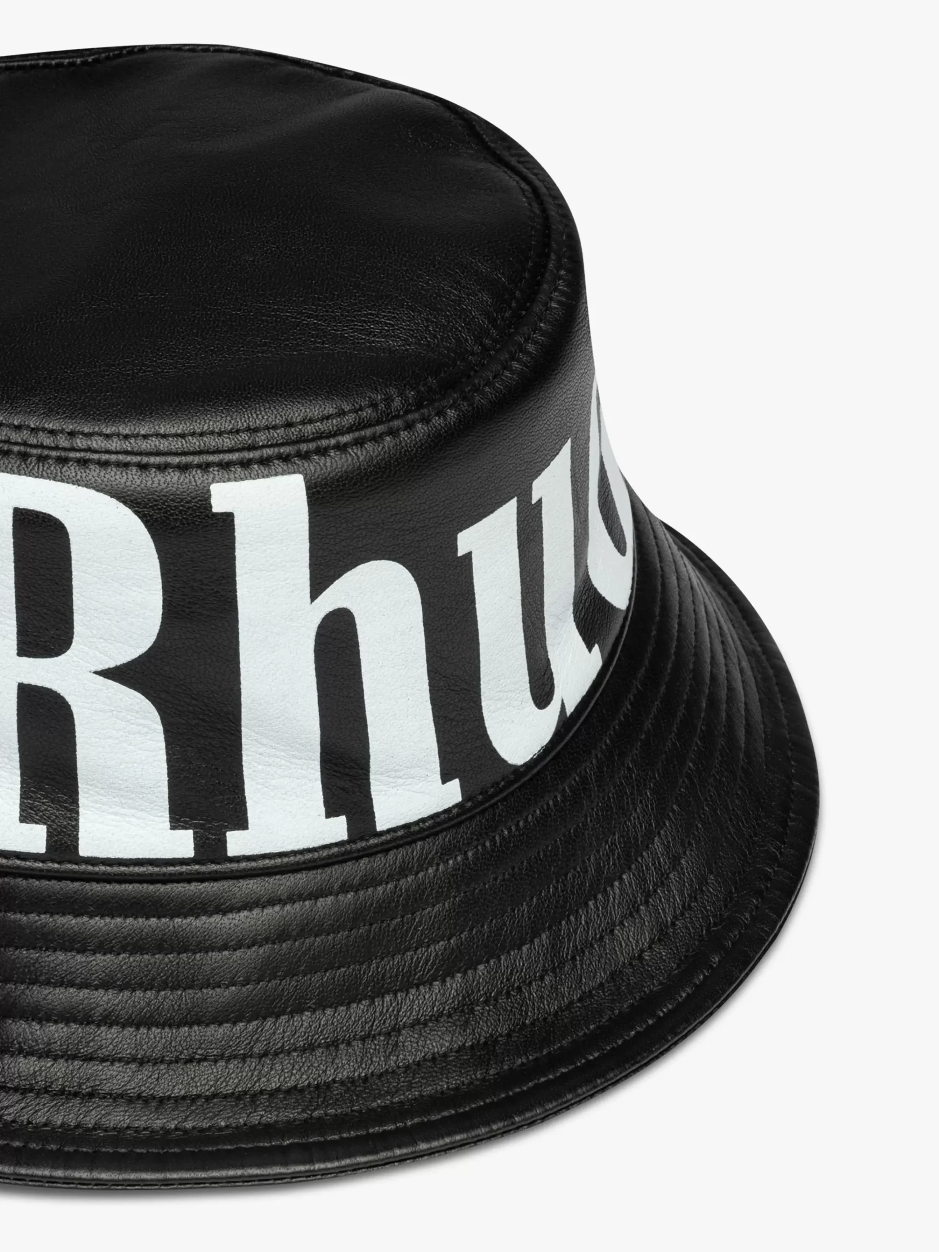 LOGO LEATHER BUCKET HAT|RHUDE Store