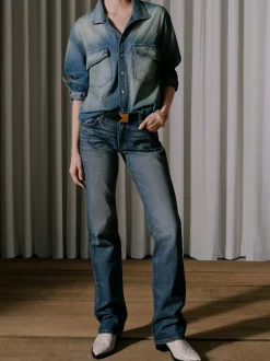 LOW-WAIST FLARE DENIM|RHUDE Cheap
