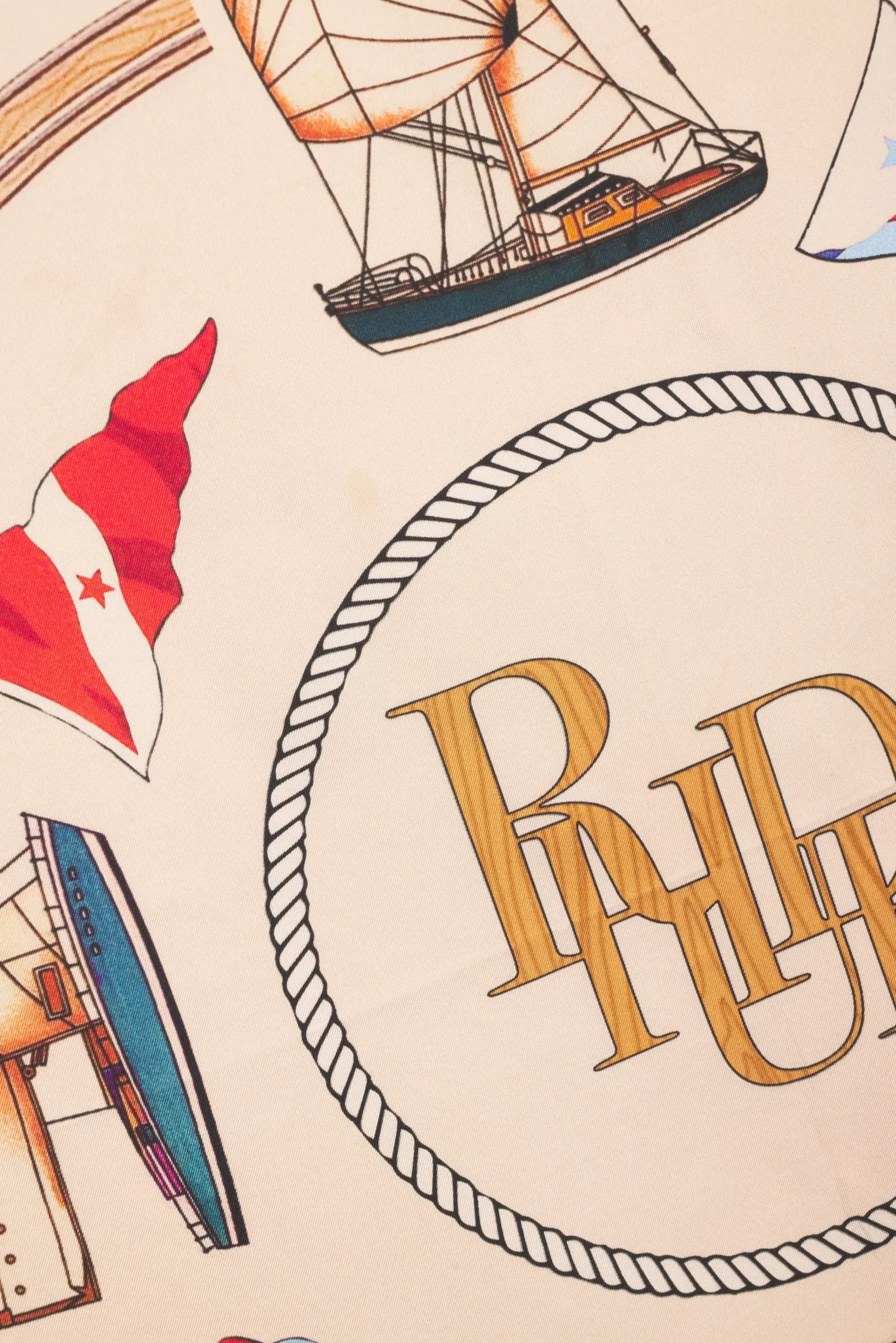 NAUTICAL PRINTED SCARF|RHUDE Hot