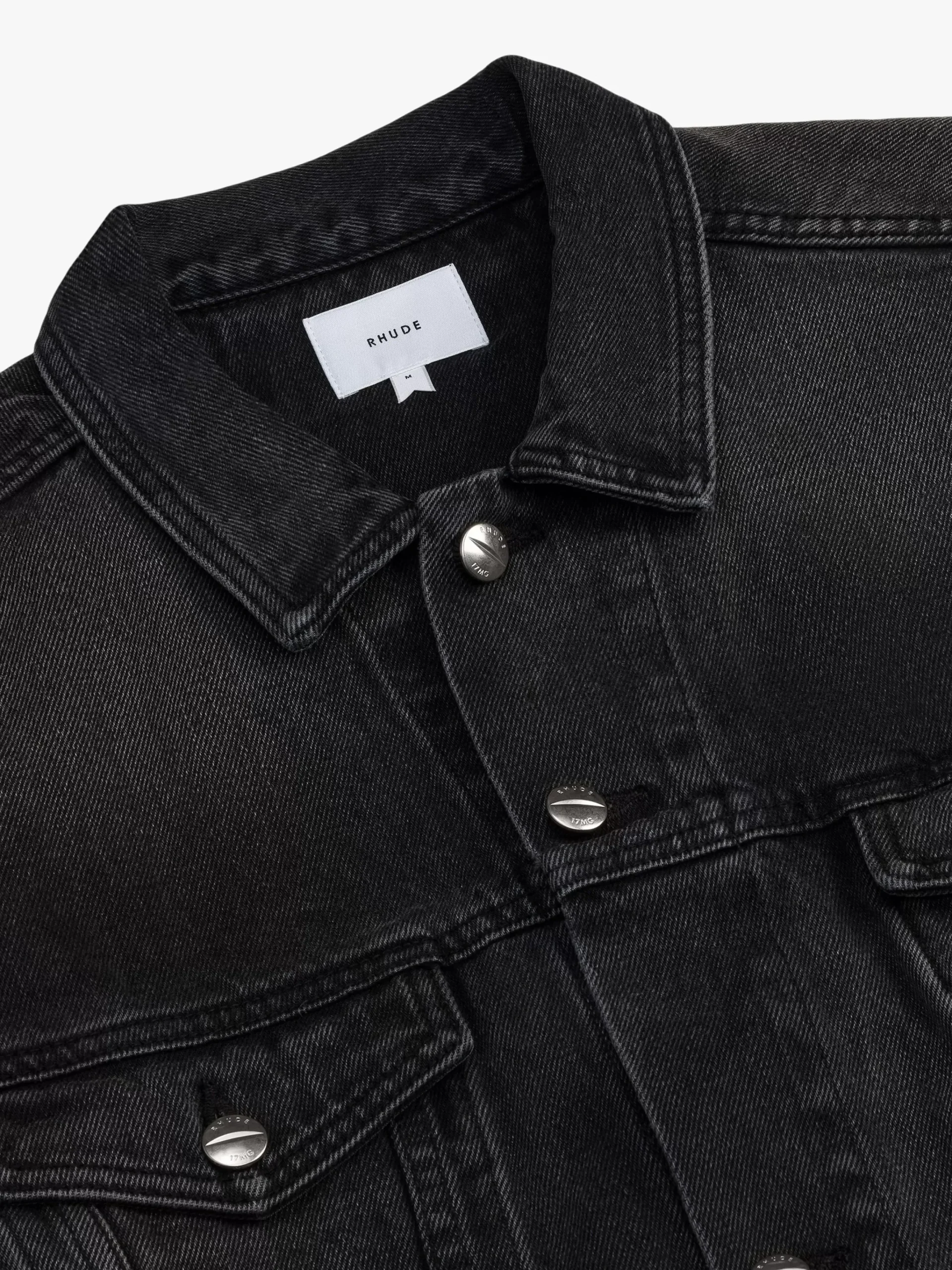 OVERSIZED DENIM TRUCKER JACKET|RHUDE Store