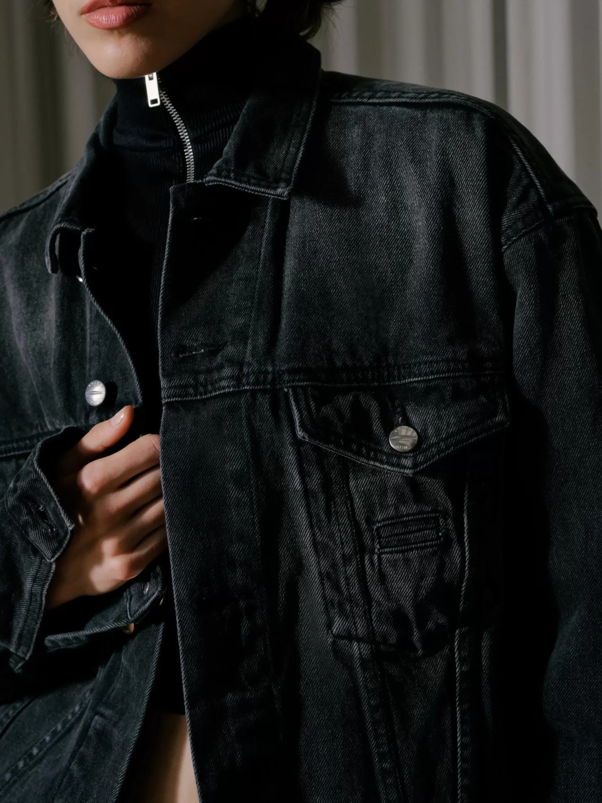 OVERSIZED DENIM TRUCKER JACKET|RHUDE Store
