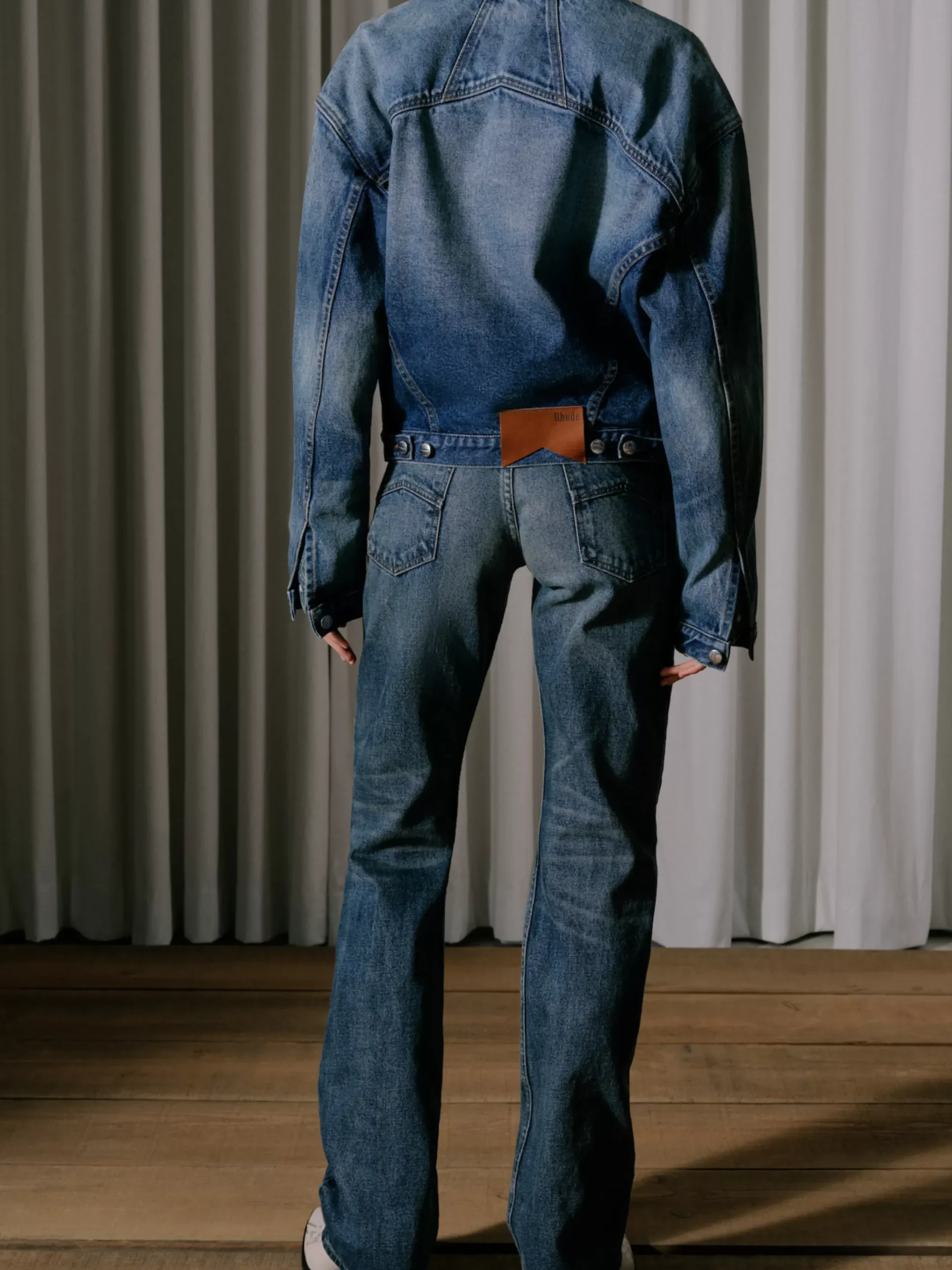OVERSIZED DENIM TRUCKER JACKET|RHUDE Best
