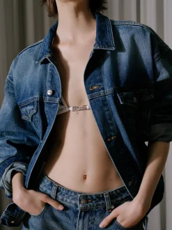 OVERSIZED DENIM TRUCKER JACKET|RHUDE Best