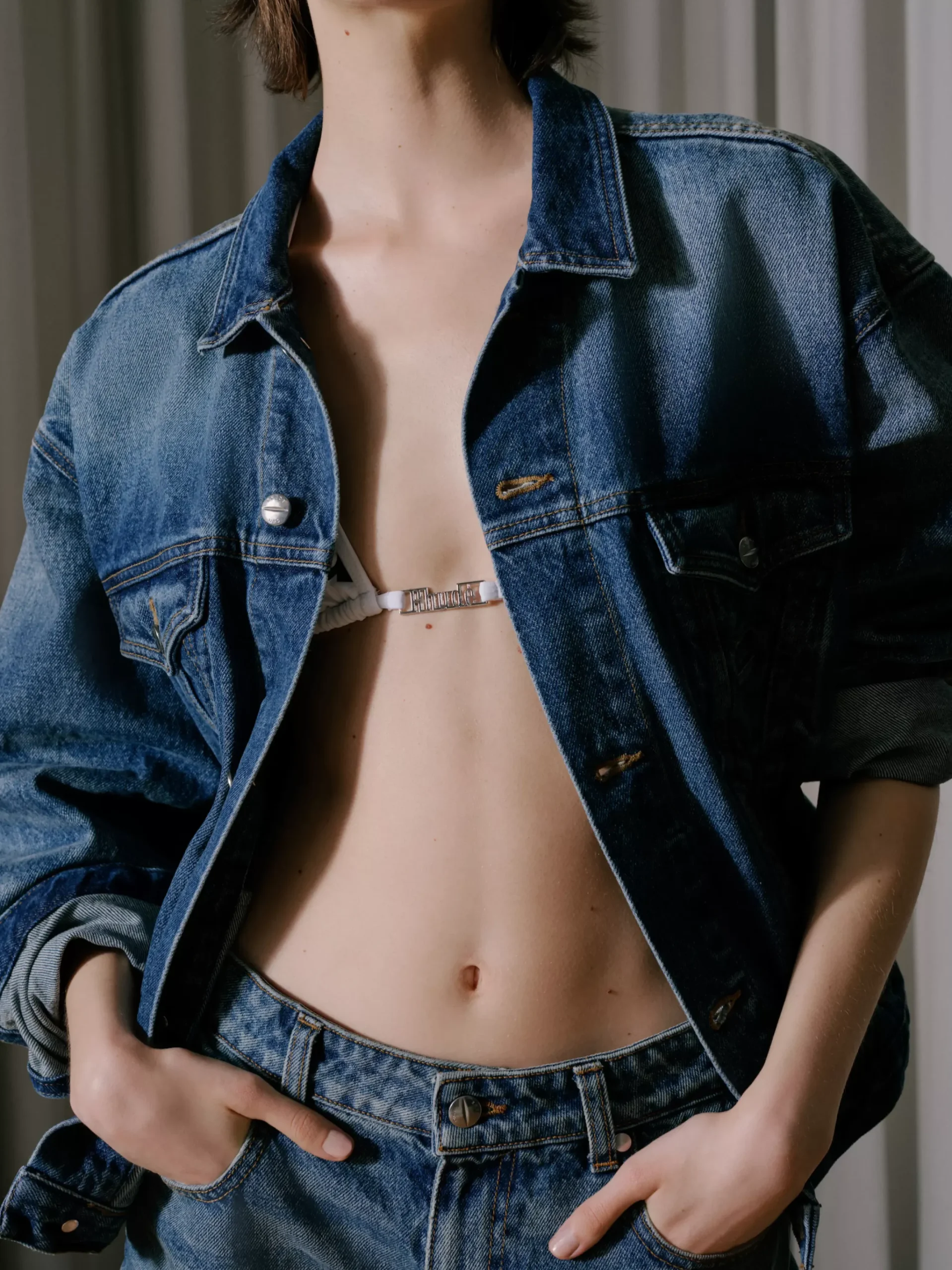 OVERSIZED DENIM TRUCKER JACKET|RHUDE Best