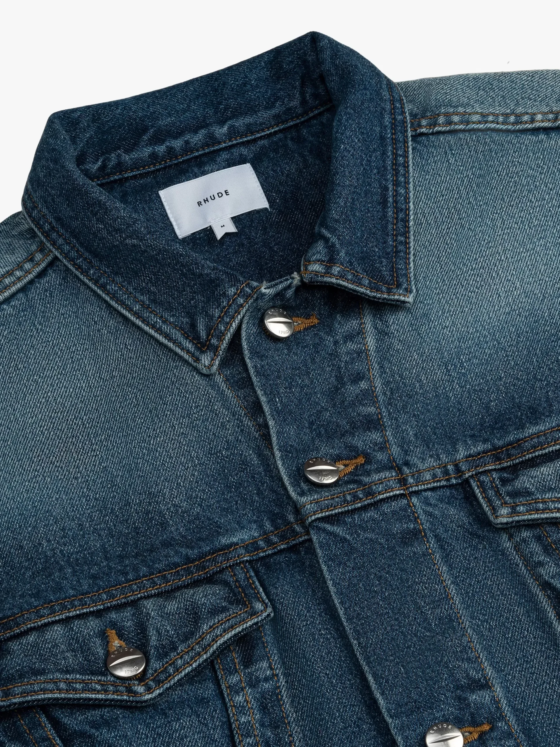 OVERSIZED DENIM TRUCKER JACKET|RHUDE Best