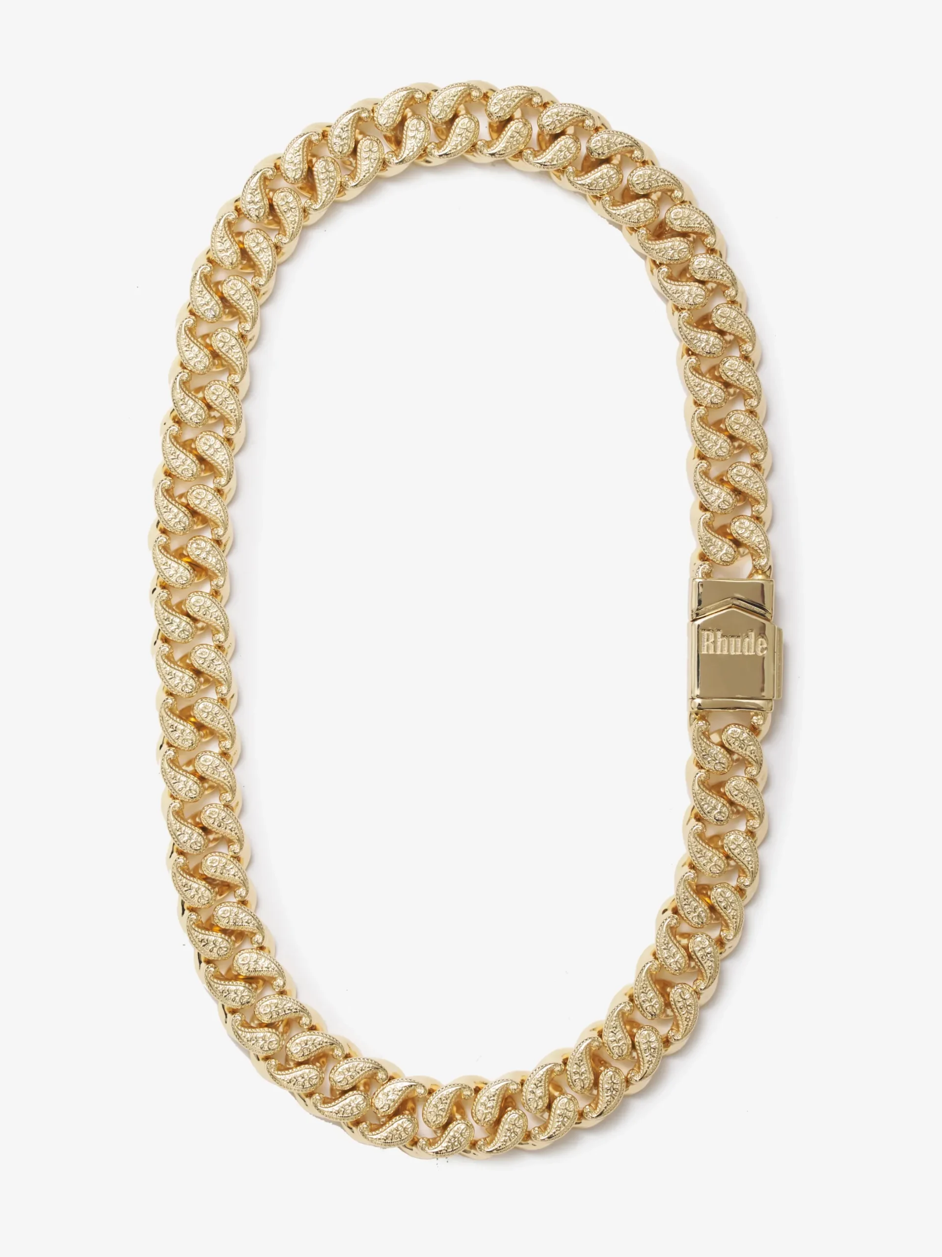 PAISLEY CUBAN LINK NECKLACE|RHUDE Outlet