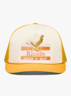 PARADISE VALLEY TWILL TRUCKER HAT|RHUDE Online