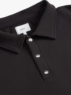 PIQUE SNAP SHORT SLEEVE POLO|RHUDE Fashion