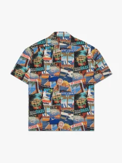 POSTCARD SILK SHIRT|RHUDE Hot