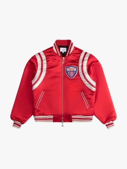 SATIN VARSITY JACKET|RHUDE Cheap