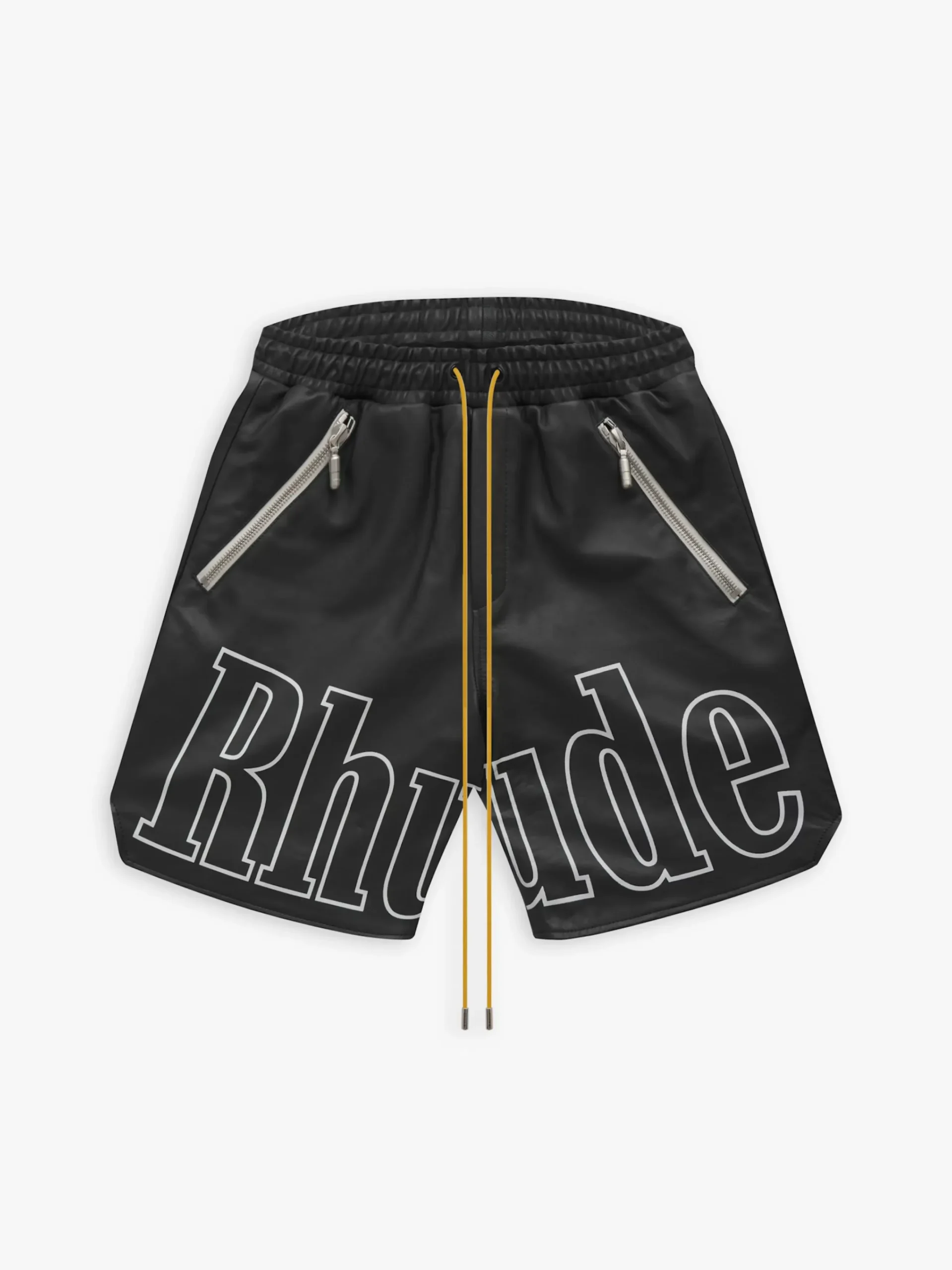 RH LOGO SHORTS - LEATHER|RHUDE Clearance
