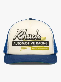 AUTO RACING TRUCKER HAT|RHUDE Fashion