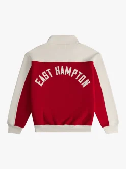 CONTRAST QUARTER-ZIP VARSITY|RHUDE New