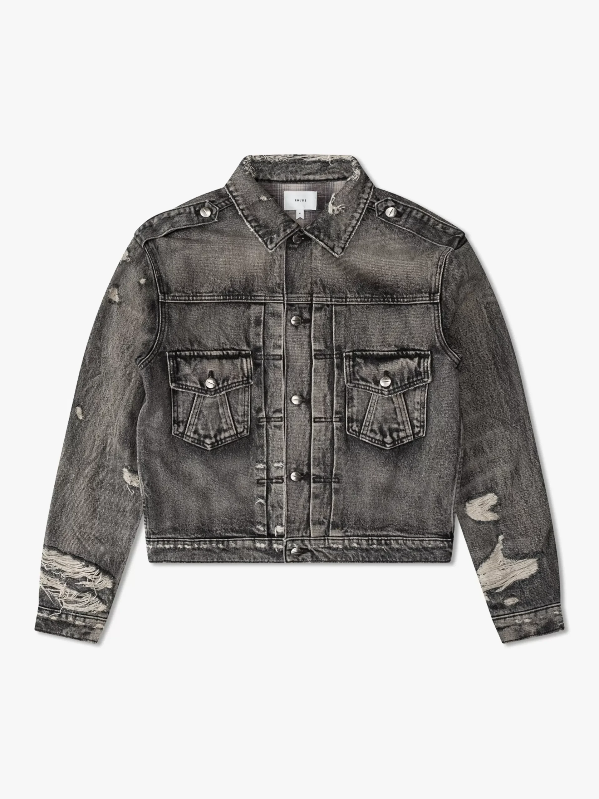 DENIM TRUCKER JACKET|RHUDE Online