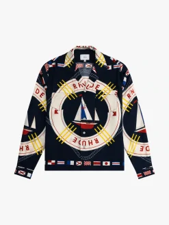 FLAG SAIL LS SILK SHIRT|RHUDE Fashion
