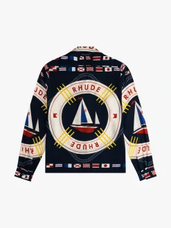 FLAG SAIL LS SILK SHIRT|RHUDE Fashion