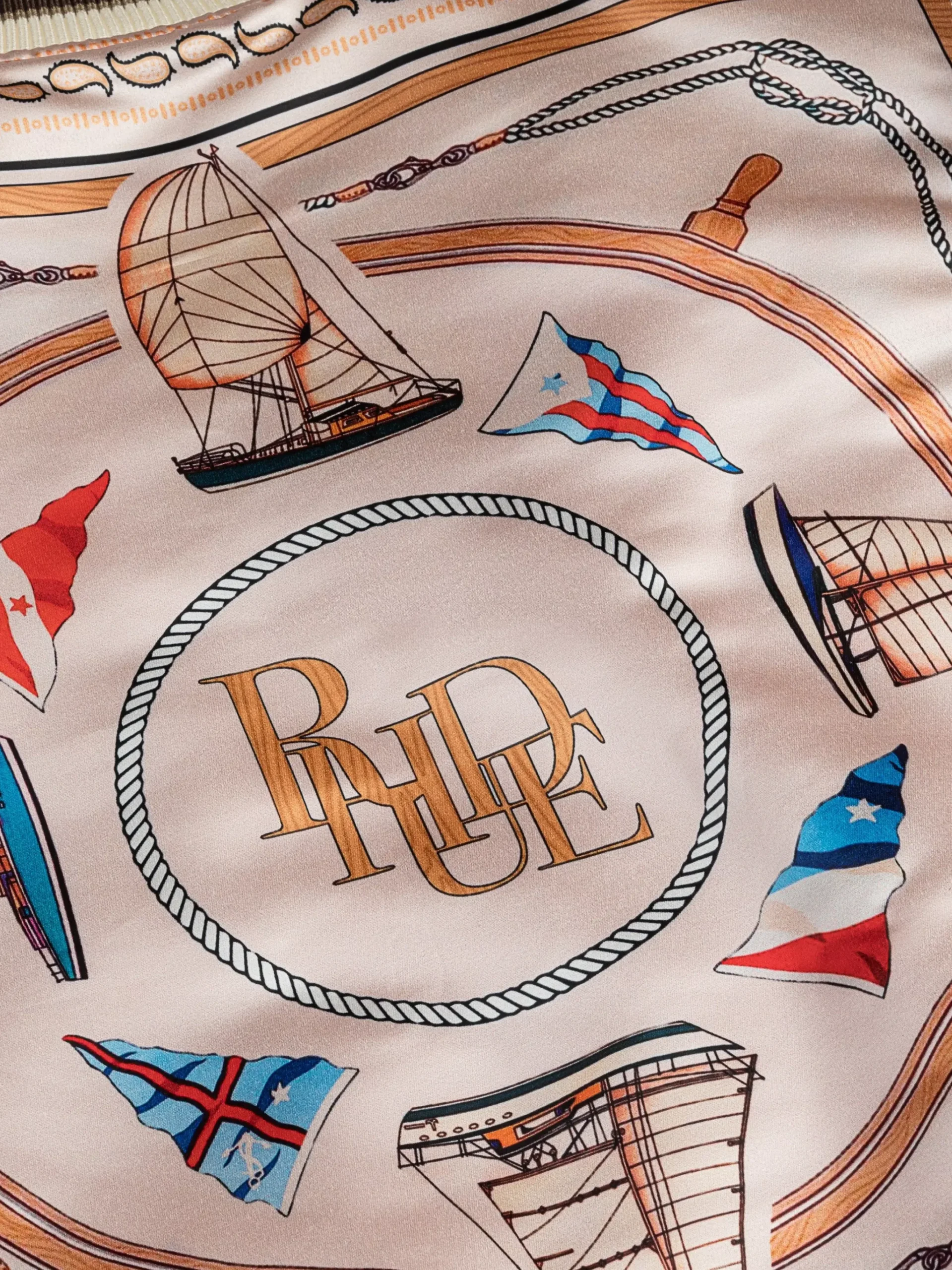NAUTICAL SATIN BOMBER|RHUDE Discount