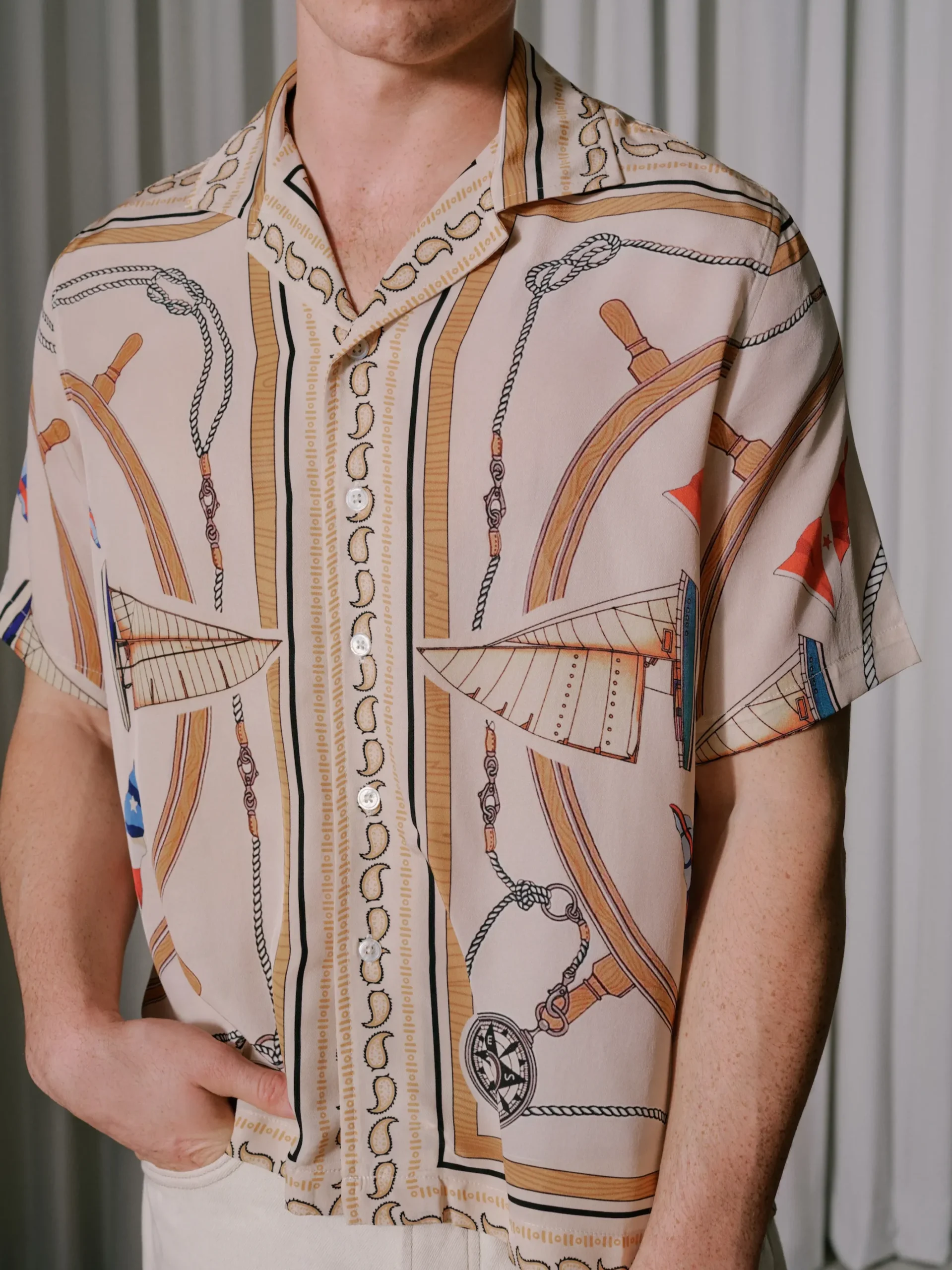 NAUTICAL SILK SHIRT|RHUDE Outlet