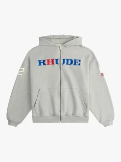 RACING ZIP-UP HOODIE|RHUDE Hot