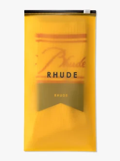 SCRIPT LOGO SOCK|RHUDE Hot