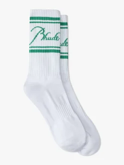 SCRIPT LOGO SOCK|RHUDE New
