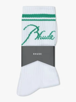 SCRIPT LOGO SOCK|RHUDE New