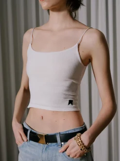 SHEER RIB KNIT TANKTOP|RHUDE Best Sale