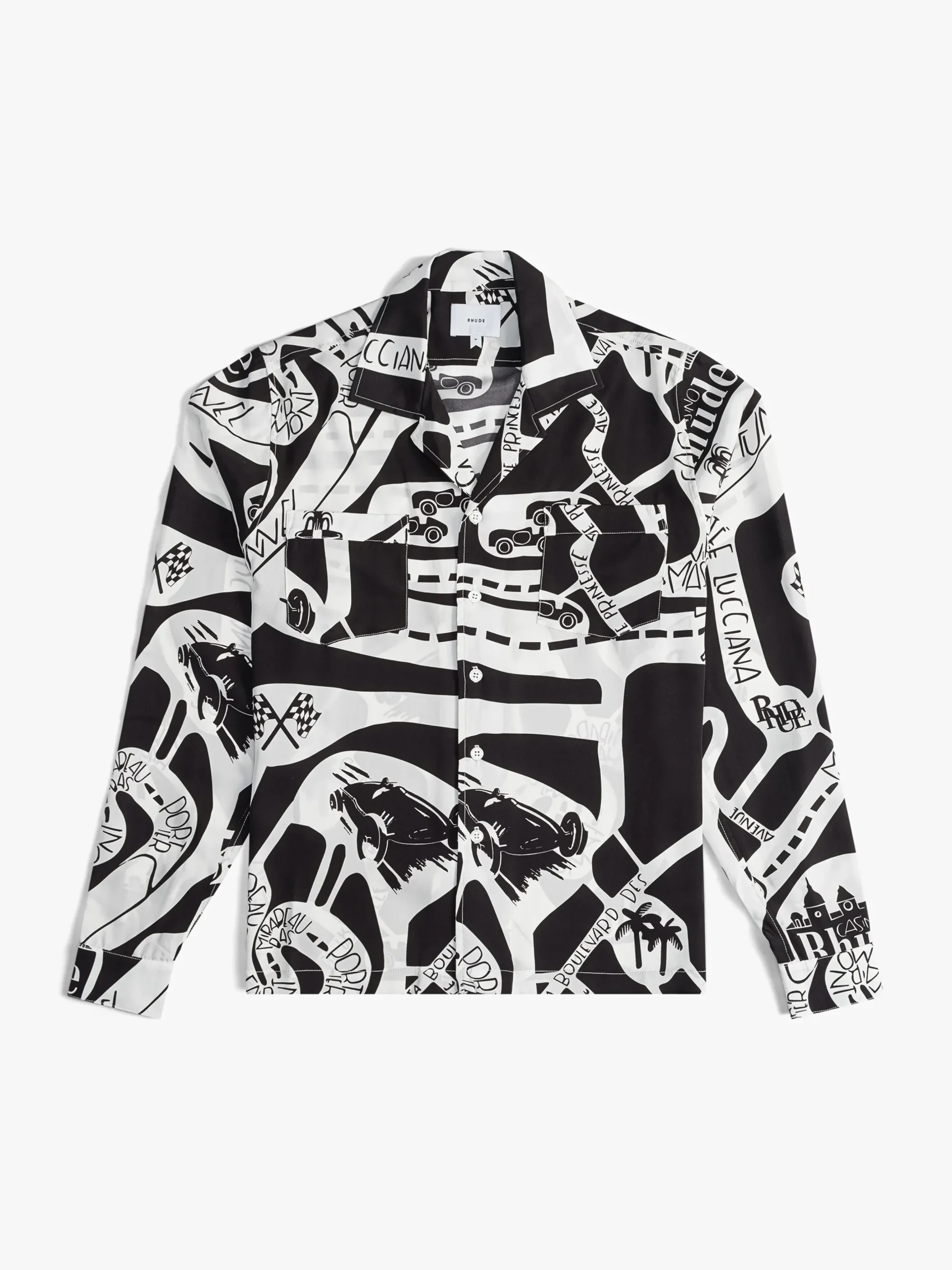 STRADA SILK LS SHIRT|RHUDE Cheap